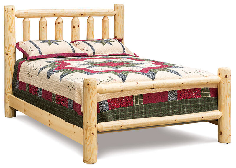 Fireside Log Furniture Queen Bed