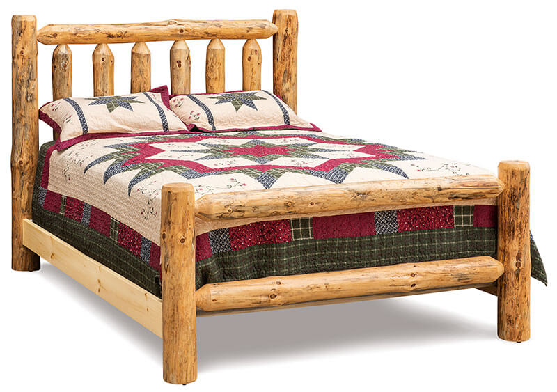 Fireside Log Furniture Queen Bed