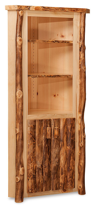 Fireside Log Furniture Small Corner Cabinet
