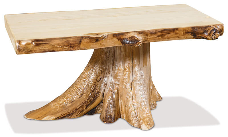 Fireside Log Furniture Stump Coffee Table