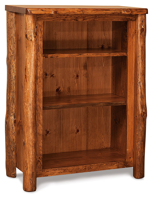 Fireside Log Furniture 3 Shelf Bookcase